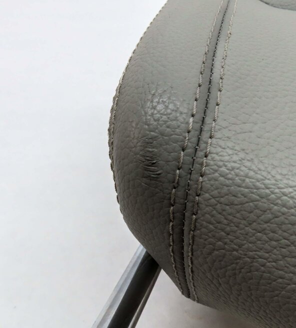 Thumbnail 8: 13-19 MERCEDES GL GLS X166 REAR LEFT or RIGHT 2nd ROW SEAT OUTER HEADREST (GRAY)