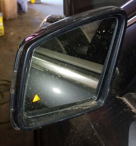 Thumbnail 3: 13-16 MERCEDES GL-CLASS (X166) LEFT HEATED AUTODIM CAMERA DOOR MIRROR (GRAY)
