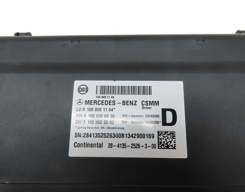 Thumbnail 4: 2013 MERCEDES GL450 (X166) FRONT LEFT DRIVER MEMORY SEAT CONTROL MODULE