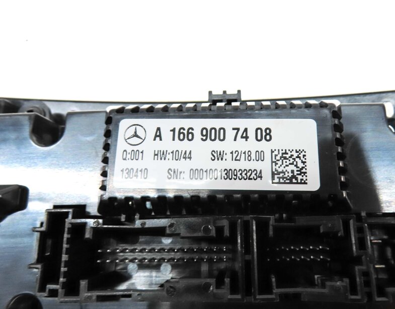 Thumbnail 6: 2013 MERCEDES GL350 GL450 GL550 (X166) FRONT HEATER A/C TEMPERATURE CONTROL GRAY