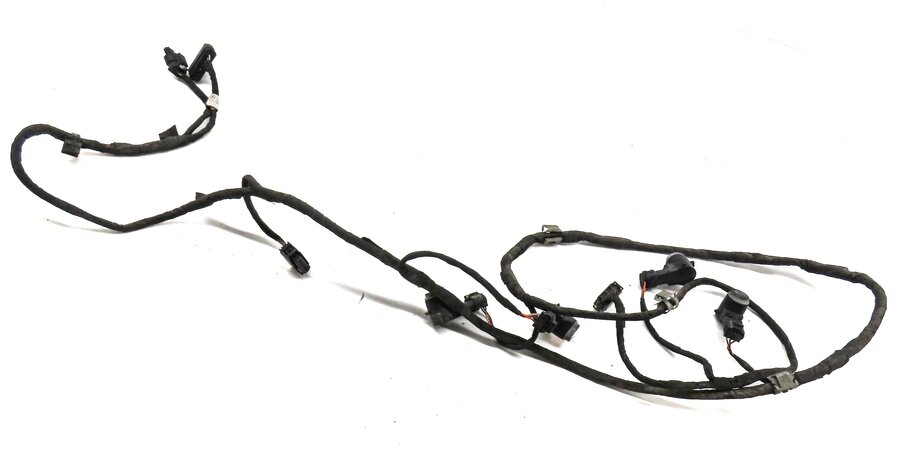 2013 MERCEDES GL450 (X166) REAR PDC PARK DISTANCE SENSOR SET w/ HARNESS (GRAY)