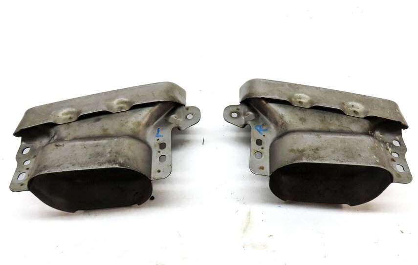 Thumbnail 4: 2013-2014 MERCEDES BENZ GL450 (X166) LEFT & RIGHT MUFFLER PIPE EXHAUST TIP SET-2