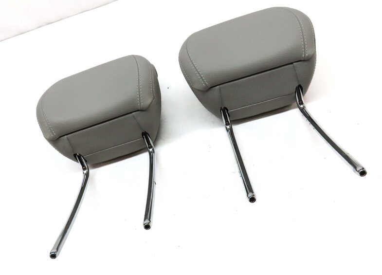 Thumbnail 3: 12-13 MERCEDES ML GL CLASS (W166 X166) FRONT LEFT & RIGHT SEAT HEADREST SET GRAY