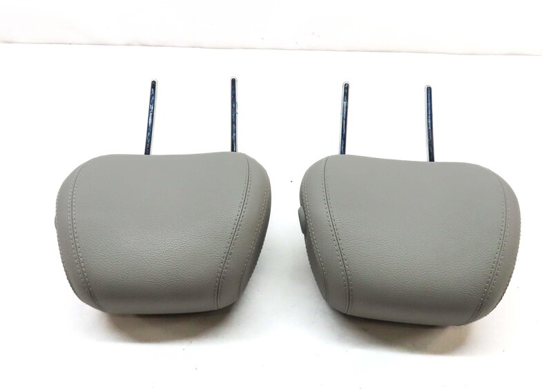 Thumbnail 4: 12-13 MERCEDES ML GL CLASS (W166 X166) FRONT LEFT & RIGHT SEAT HEADREST SET GRAY
