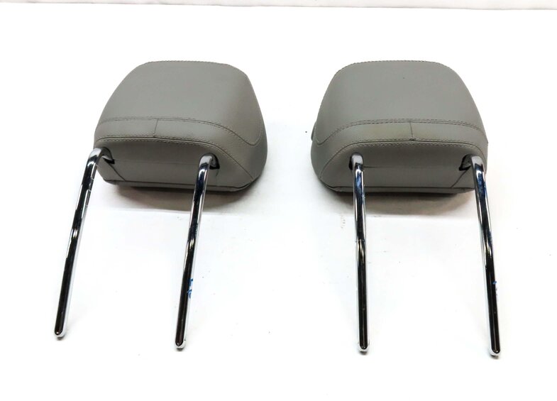 Thumbnail 6: 12-13 MERCEDES ML GL CLASS (W166 X166) FRONT LEFT & RIGHT SEAT HEADREST SET GRAY