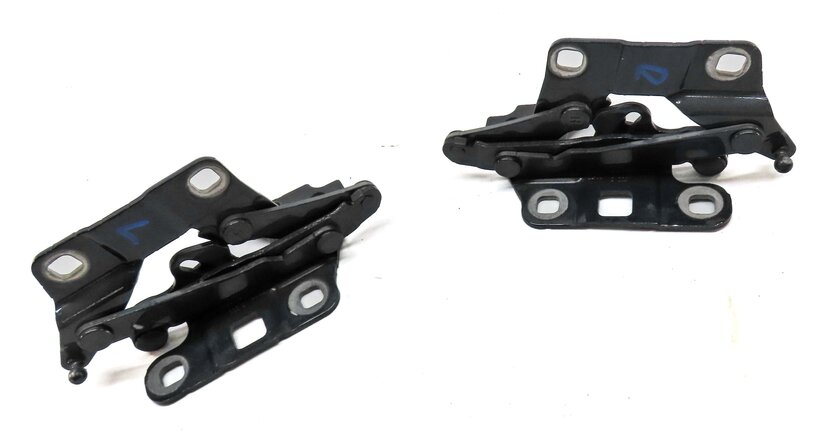 Thumbnail 3: 12-19 MERCEDES GL ML CLASS (W166 X166) FRONT LEFT & RIGHT HOOD HINGE SET (GRAY)