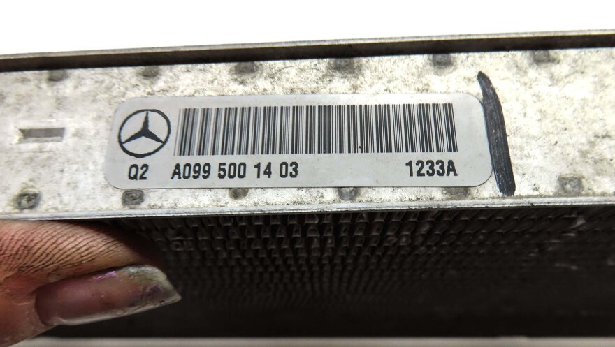Thumbnail 7: 2012-2016 MERCEDES GL450 GL550 ML550 (W166 X166) AUXILIARY INTERCOOLER RADIATOR