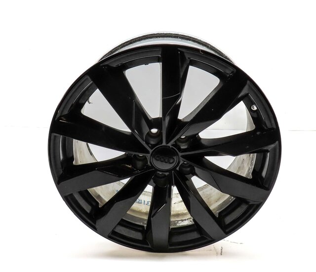 2016-2018 AUDI A4 (B9 8W) 18x8 10 SPOKE ALUMINUM ALLOY WHEEL RIM (PAINTED BLACK)