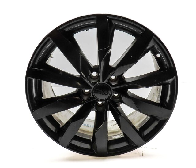 Thumbnail 2: 2016-2018 AUDI A4 (B9 8W) 18x8 10 SPOKE ALUMINUM ALLOY WHEEL RIM (PAINTED BLACK)