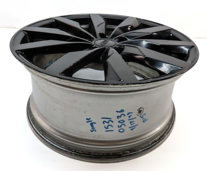 Thumbnail 3: 2016-2018 AUDI A4 (B9 8W) 18x8 10 SPOKE ALUMINUM ALLOY WHEEL RIM (PAINTED BLACK)