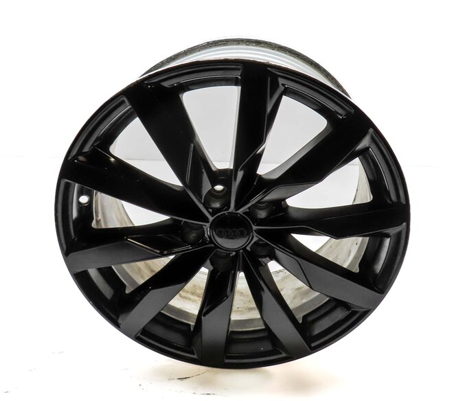 2016-2018 AUDI A4 (B9 8W) 18x8 10 SPOKE ALUMINUM ALLOY WHEEL RIM (PAINTED BLACK)