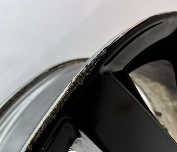 Thumbnail 5: 2016-2018 AUDI A4 (B9 8W) 18x8 10 SPOKE ALUMINUM ALLOY WHEEL RIM (PAINTED BLACK)