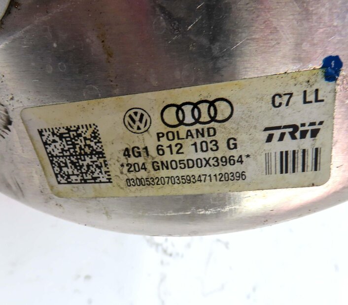 Thumbnail 6: 12-17 AUDI A4 S4 A5 S5 A6 S6 A7 S7 RS7 (C7 B8 8K 8T) BRAKE BOOSTER w/ CYLINDER