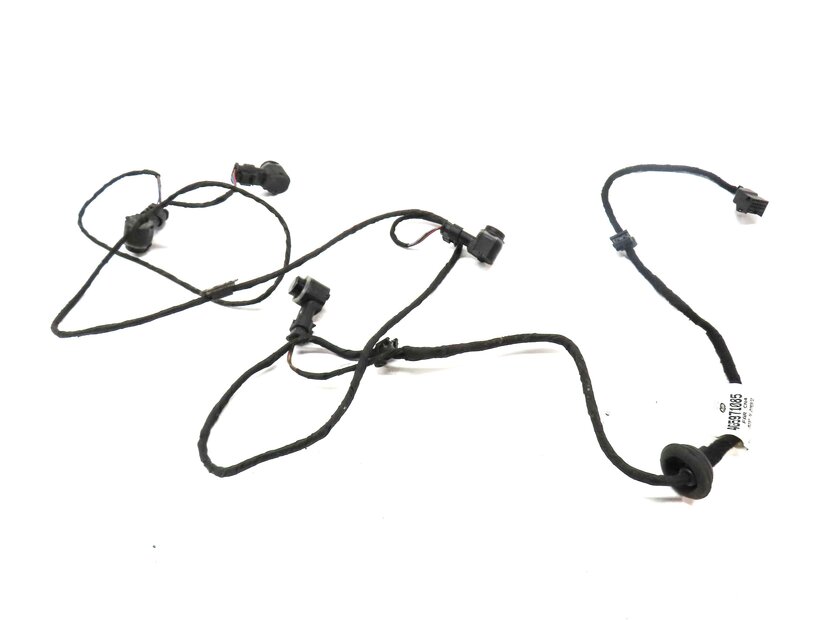Thumbnail 2: 2012 AUDI A6 (C7 4G) REAR PDC PARK DISTANCE SENSOR SET-4 w/ HARNESS (BLACK A2)