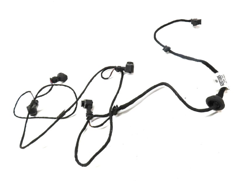Thumbnail 3: 2012 AUDI A6 (C7 4G) REAR PDC PARK DISTANCE SENSOR SET-4 w/ HARNESS (BLACK A2)