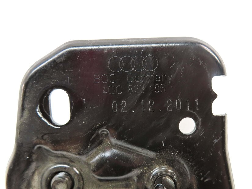 Thumbnail 6: 2012 AUDI A6 (C7 4G) FRONT HOOD SAFETY LATCH LEVER CATCH HOOK SET-3