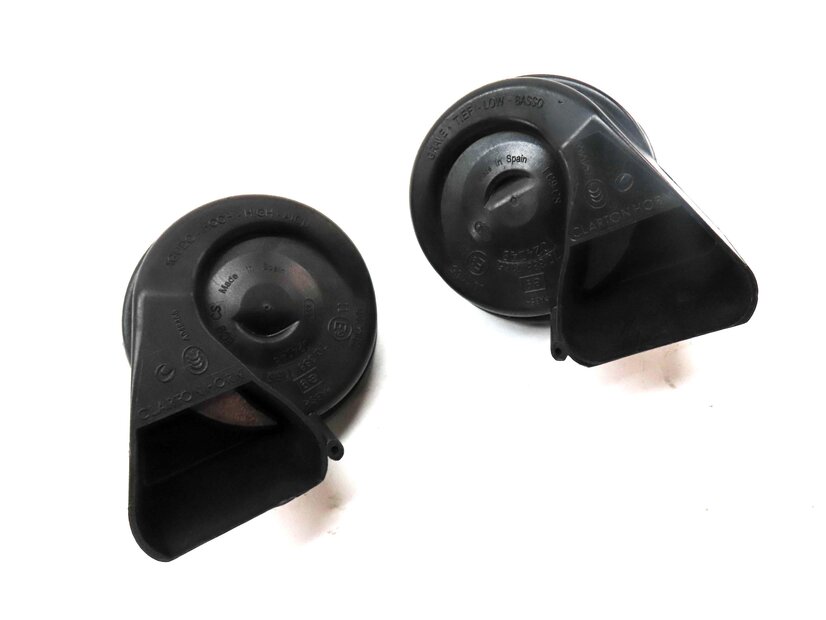 Thumbnail 3: 2012-2020 AUDI A6 S6 A7 S7 RS7 A8 S8 (C7 D4) HIGH & LOW TONE SAFETY HORN SET-2