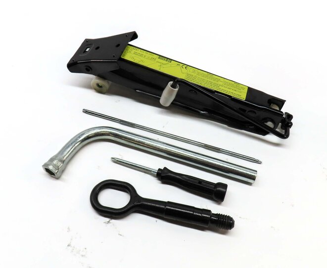 2012-2018 AUDI A6 S6 A7 S7 RS7 (C7) SPARE TIRE WHEEL SCISSOR JACK w/ TOOL KIT