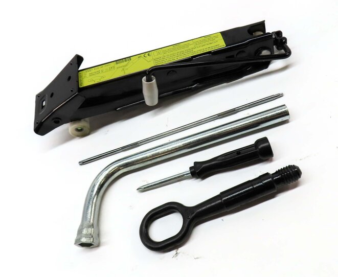Thumbnail 3: 2012-2018 AUDI A6 S6 A7 S7 RS7 (C7) SPARE TIRE WHEEL SCISSOR JACK w/ TOOL KIT