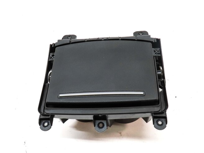 Thumbnail 2: 2012 AUDI A6 (C7 4G) FRONT CENTER CONSOLE DRINK CUP HOLDER ASSEMBLY (BLACK)