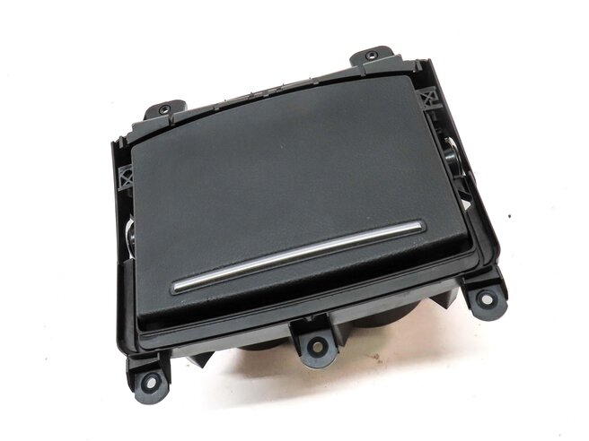 Thumbnail 3: 2012 AUDI A6 (C7 4G) FRONT CENTER CONSOLE DRINK CUP HOLDER ASSEMBLY (BLACK)