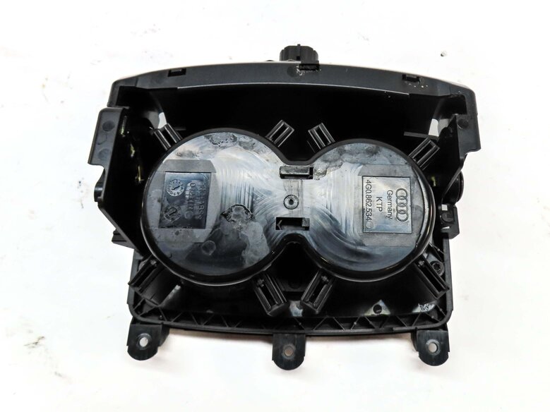 Thumbnail 5: 2012 AUDI A6 (C7 4G) FRONT CENTER CONSOLE DRINK CUP HOLDER ASSEMBLY (BLACK)