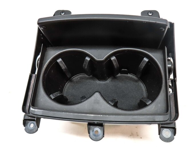 Thumbnail 8: 2012 AUDI A6 (C7 4G) FRONT CENTER CONSOLE DRINK CUP HOLDER ASSEMBLY (BLACK)