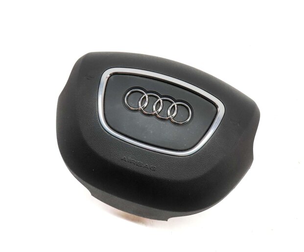 2012-2015 AUDI A6 S6 A7 S7 (C7 4G8) LEFT DRIVER STEERING WHEEL AIRBAG (BLACK)