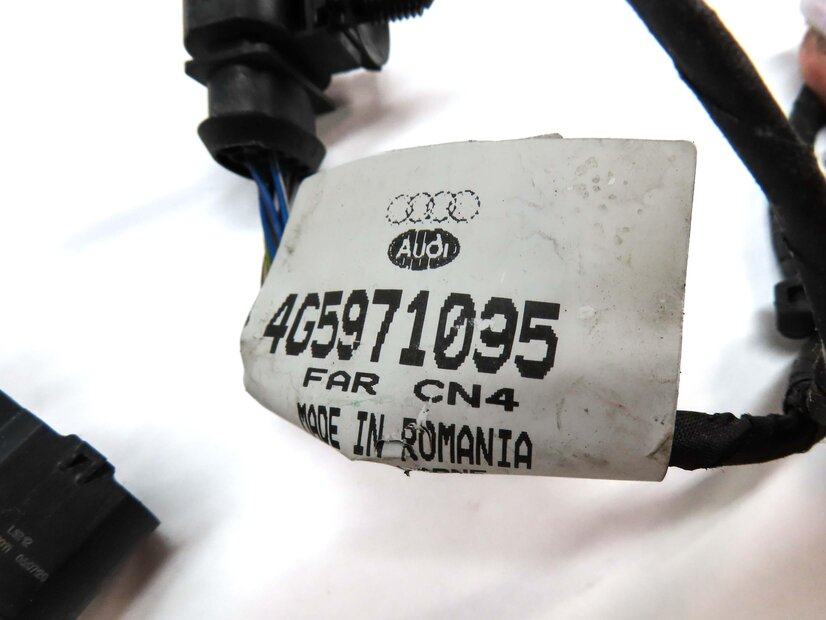 Thumbnail 4: 2012 AUDI A6 (C7 4G) FRONT PDC PARK DISTANCE SENSOR SET-4 w/ HARNESS (BLACK A2)