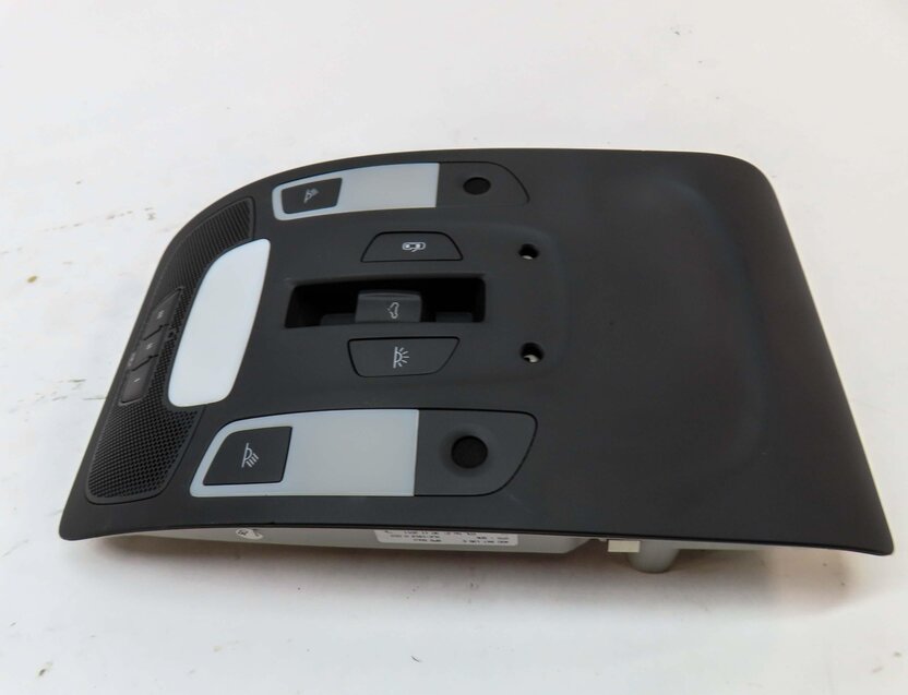 Thumbnail 4: 2012 AUDI A6 (C7 4G) FRONT DOMELIGHT MAP READING COURTESY DOME LIGHT LAMP BLACK