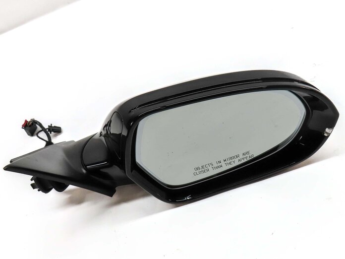 Thumbnail 4: 12-13 AUDI A6 (C6 4G) FRONT RIGHT P-FOLD HEAT MEMORY AUTODIM DOOR MIRROR (BLACK)