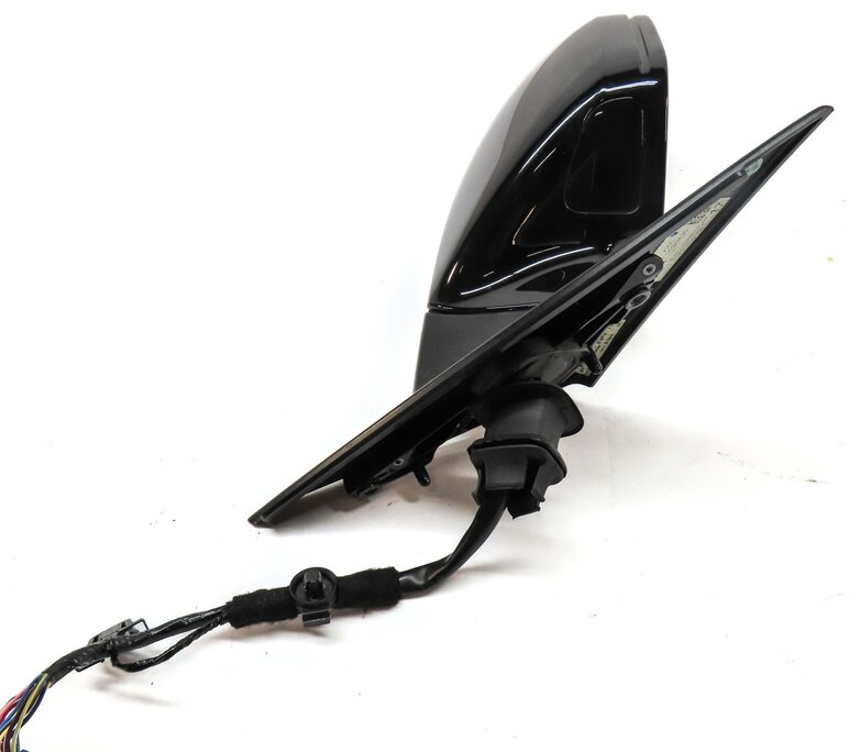 Thumbnail 5: 12-13 AUDI A6 (C6 4G) FRONT RIGHT P-FOLD HEAT MEMORY AUTODIM DOOR MIRROR (BLACK)