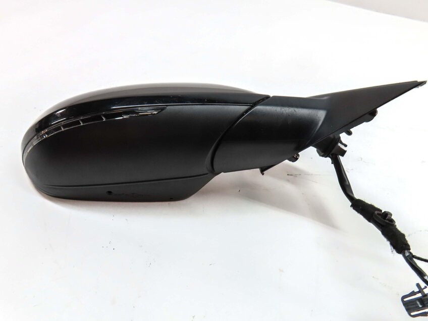 Thumbnail 7: 12-13 AUDI A6 (C6 4G) FRONT RIGHT P-FOLD HEAT MEMORY AUTODIM DOOR MIRROR (BLACK)