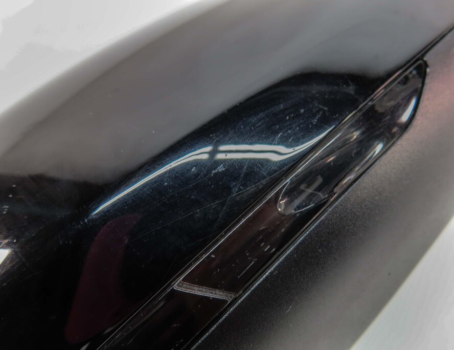 Thumbnail 8: 12-13 AUDI A6 (C6 4G) FRONT RIGHT P-FOLD HEAT MEMORY AUTODIM DOOR MIRROR (BLACK)