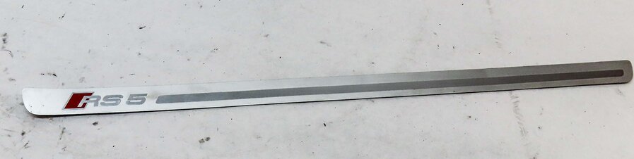 Thumbnail 5: 2014 AUDI RS5 (B8 8T) FRONT LEFT & RIGHT DOOR SILL SCUFF PANEL TRIM SET-2