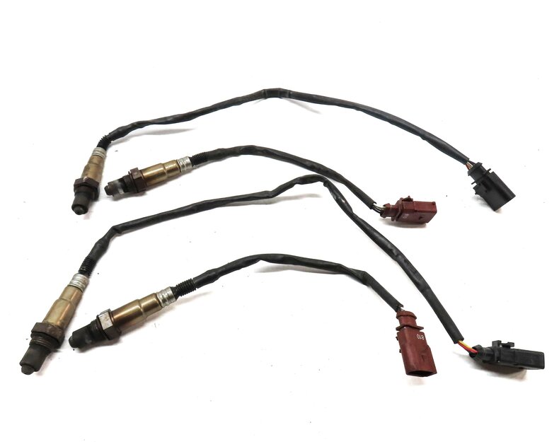 Thumbnail 2: 2014 AUDI RS5 (B8 8T) 4.2L CFSA PRE POST OXYGEN O2 LAMBDA PROBE SENSOR SET-4
