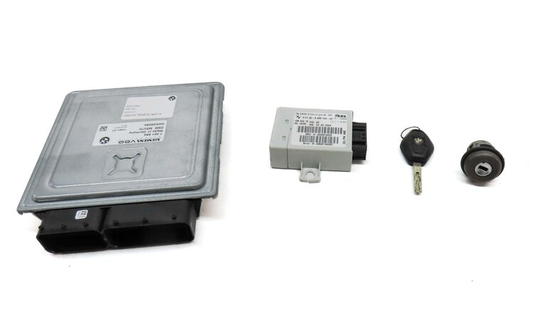 Thumbnail 2: 2006-2008 BMW Z4 (E85) 3.0L N52 ENGINE MSV70 DME EWS IMMOBILIZER MODULE KEY SET