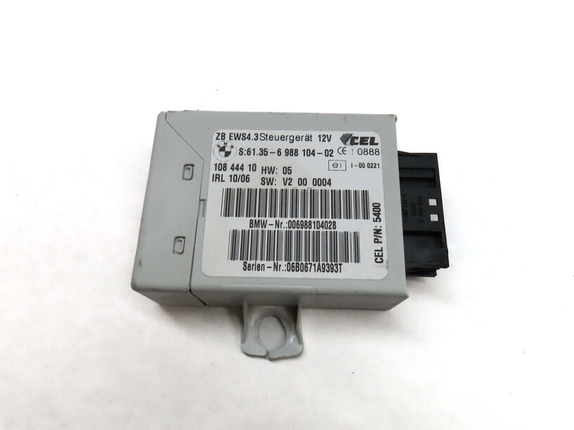 Thumbnail 5: 2006-2008 BMW Z4 (E85) 3.0L N52 ENGINE MSV70 DME EWS IMMOBILIZER MODULE KEY SET