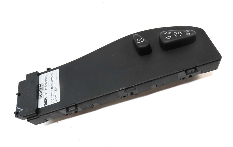 Thumbnail 3: 2006 BMW Z4 CONVERTIBLE (E85) FRONT RIGHT PASSENGER SEAT ADJUST SWITCH (BLACK)