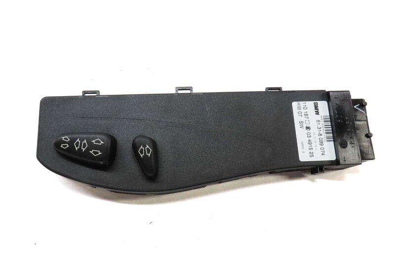 Thumbnail 4: 2006 BMW Z4 CONVERTIBLE (E85) FRONT RIGHT PASSENGER SEAT ADJUST SWITCH (BLACK)