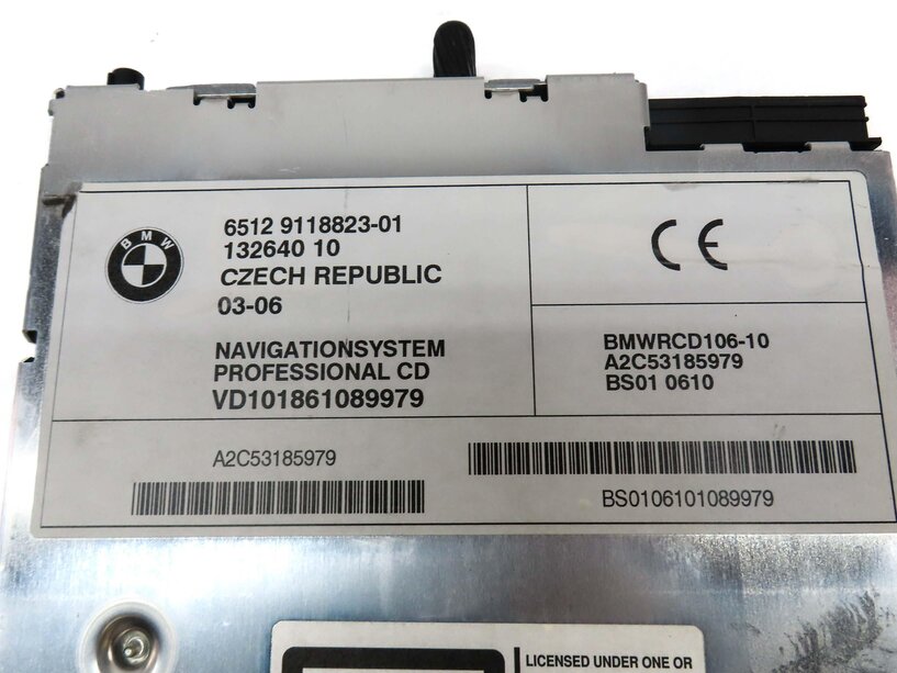 Thumbnail 7: 2005-2006 BMW X3 Z4 (E83 E85) AM FM RADIO RECEIVER CD PLAYER NAVIGATION SYSTEM