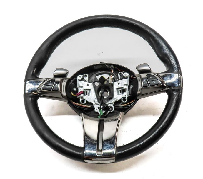 Thumbnail 2: 2006-2008 BMW Z4 (E85) FRONT LEFT SPORT STEERING WHEEL (BLACK & SILVER)
