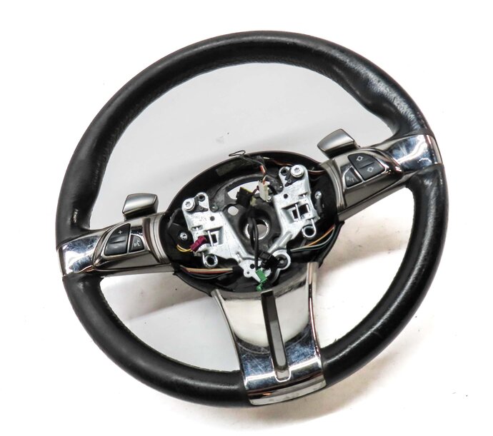 Thumbnail 3: 2006-2008 BMW Z4 (E85) FRONT LEFT SPORT STEERING WHEEL (BLACK & SILVER)