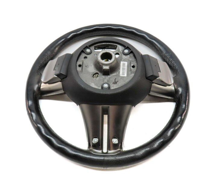 Thumbnail 5: 2006-2008 BMW Z4 (E85) FRONT LEFT SPORT STEERING WHEEL (BLACK & SILVER)