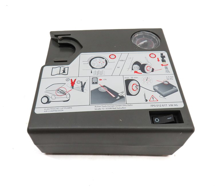 Thumbnail 2: PORSCHE CAYENNE EMERGENCY ROADSIDE FLAT TIRE SPARE COMPRESSOR PUMP ASSEMBLY