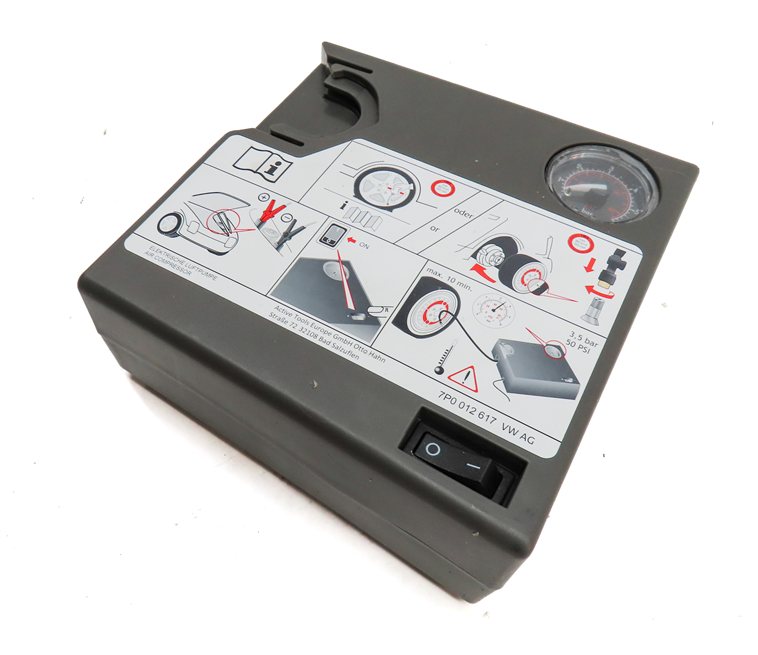Thumbnail 3: PORSCHE CAYENNE EMERGENCY ROADSIDE FLAT TIRE SPARE COMPRESSOR PUMP ASSEMBLY