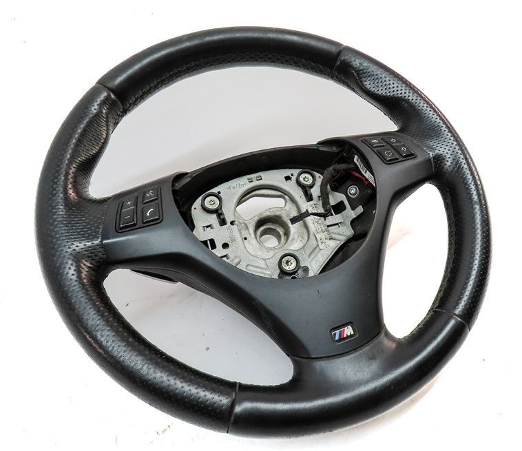Thumbnail 3: 2008-2013 BMW M3 E90 FRONT LEFT DRIVER SPORT STEERING WHEEL w/ SHIFT PADDLES