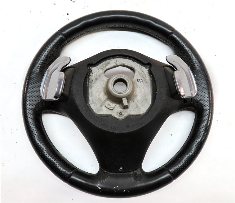Thumbnail 4: 2008-2013 BMW M3 E90 FRONT LEFT DRIVER SPORT STEERING WHEEL w/ SHIFT PADDLES