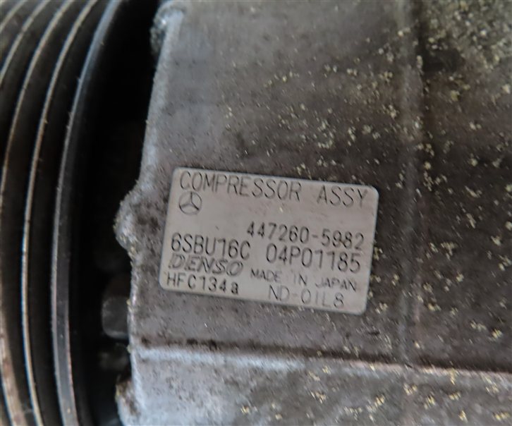Thumbnail 11: 12-15 MERCEDES C250 SLK250 (W204 R172) 1.8L TURBO ENGINE AIR A/C COMPRESSOR PUMP