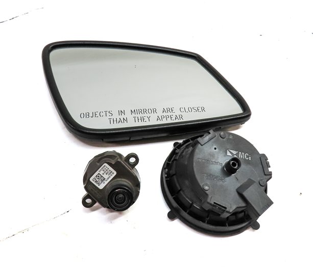 BMW FRONT RIGHT PASSENGER DOOR MIRROR GLASS PFOLD MOTOR CAMERA SET/3